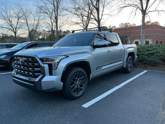 Für Toyota Tundra 2015-Up Dachträger Querträger Metallhalterung Normales Dach Alu Schwarz