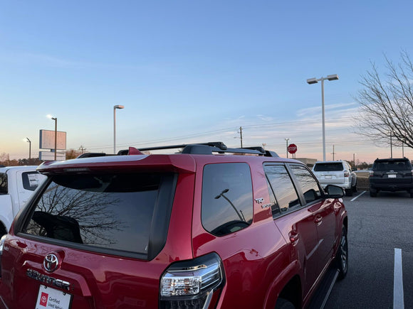 Für Toyota 4Runner 2010-Up Dachträger Querträger Metallhalterung Erhöhte Schiene Alu Silber