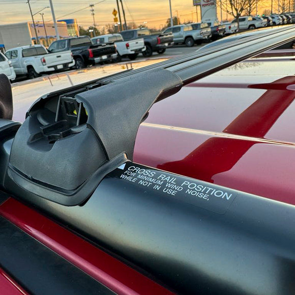 PAW Auto Pro 1 roof rack cross bars Raised Roof detail