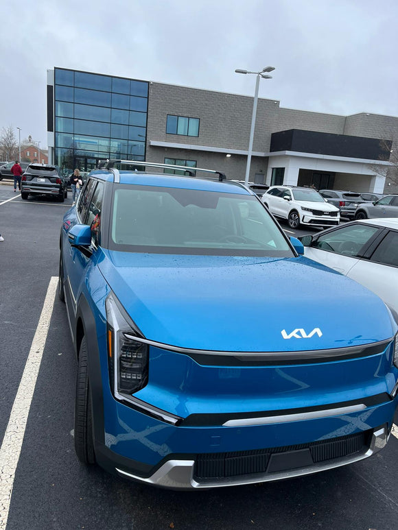 For Kia EV9 2023-2025 Roof Rack Cross Bars Flush Rail Silver