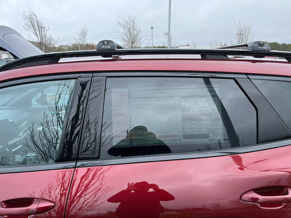 For Kia Sportage (2022-2026) Roof Rack Cross Bars Raised Roof, Black