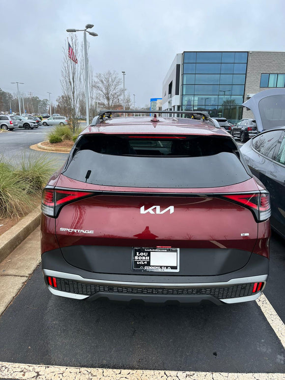 For Kia Sportage 2022-2025 Roof Rack Cross Bars Raised Rail Alu Silver