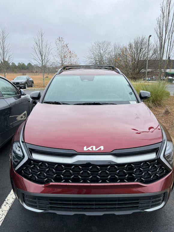 For Kia Sportage 2022-2025 Roof Rack Cross Bars Raised Rail Alu Silver