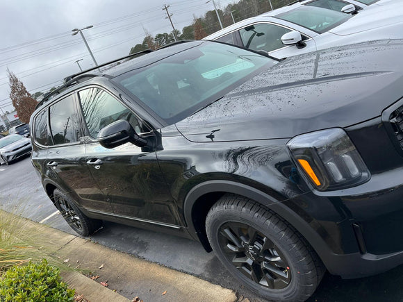 Roof Racks for Kia Telluride Roof Rack Cross Bars Raised Rail, Pro 1 Black