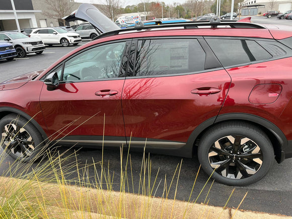 For Kia Sportage 2022-2025 Roof Rack Cross Bars Raised Rail Alu Silver