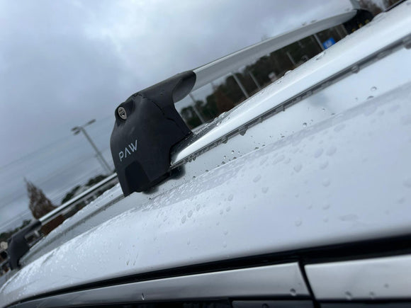 For Kia Telluride (2020-2025) Roof Rack Cross Bar Flush Rail, Silver