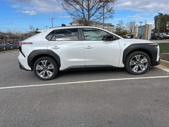 For Subaru Solterra (2023-2025) Roof Rack Cross Bars Flush Rail, Silver