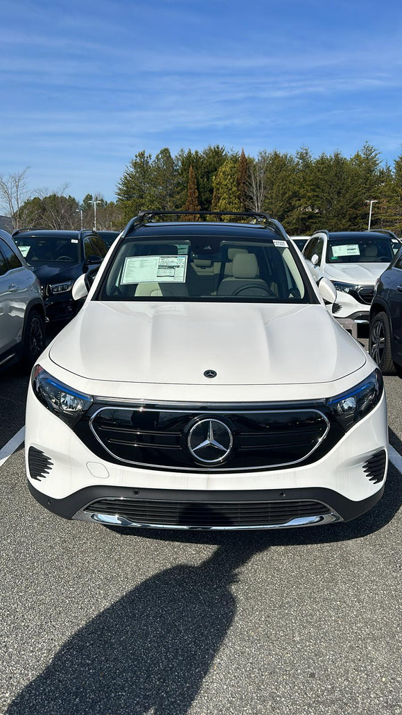 For Mercedes EQB 2021-2025 Roof Rack Cross Bars Raised Rail Silver