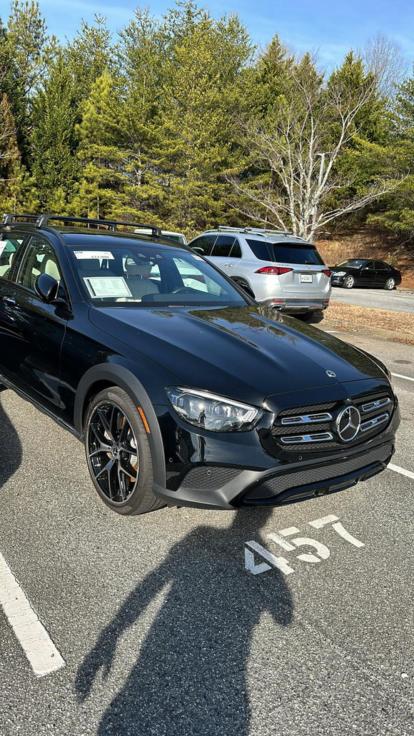 For Mercedes Benz E S214/X214 All Terrain 2023-2025 Roof Rack Cross Bars Flush Rail Alu Black