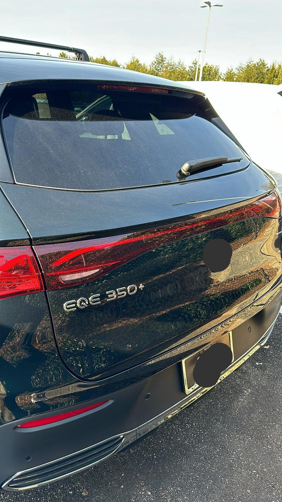 For Mercedes Benz EQE Suv 2022-2025 Roof Rack Cross Bars Fix Point Alu Black