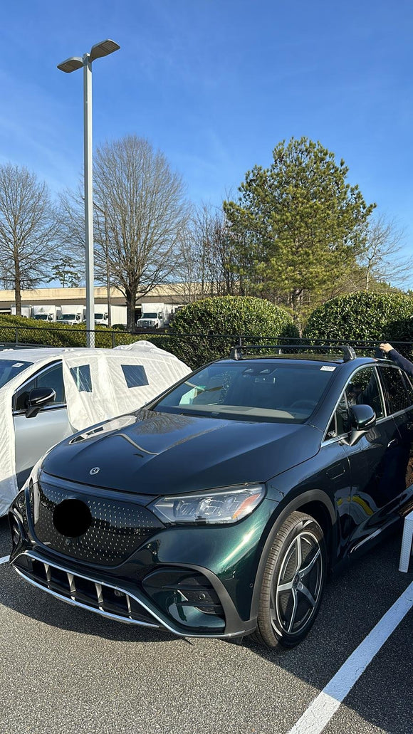 For Mercedes Benz EQE Suv 2022-2025 Roof Rack Cross Bars Fix Point Alu Black