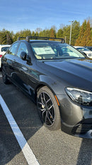 Für Mercedes Benz A-Klasse W176 2012–2018, Dachträgersystem, Träger, Querträger, Aluminium, abschließbar, hochwertige Metallhalterung, Silber-4