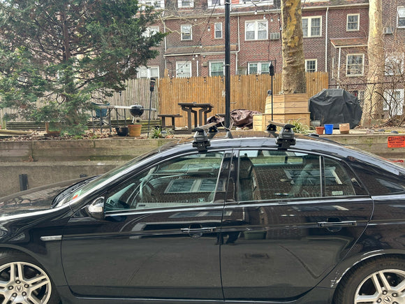 222. Kompatibel mit abschließbaren Aluminium-Dachträgern für Fahrzeuge mit Standarddach Toros Pro 2 Silver