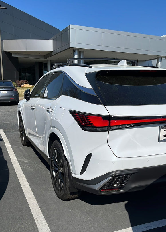 For Lexus RX (2022-2025) Roof Rack Cross Bars Flush Rail Fix, Silver