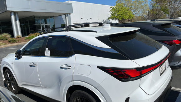 For Lexus RX (2022-2025) Roof Rack Cross Bars Flush Rail Fix, Silver