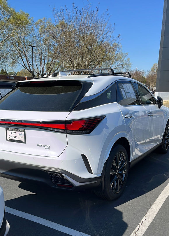 For Lexus RX (2022-2025) Roof Rack Cross Bars Flush Rail Fix, Silver