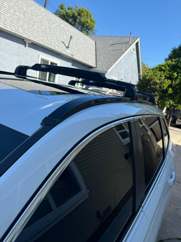 For Honda CR-V MK6 (2023-2025) Roof Rack Cross Bars Metal Bracket Flush Rail, Black