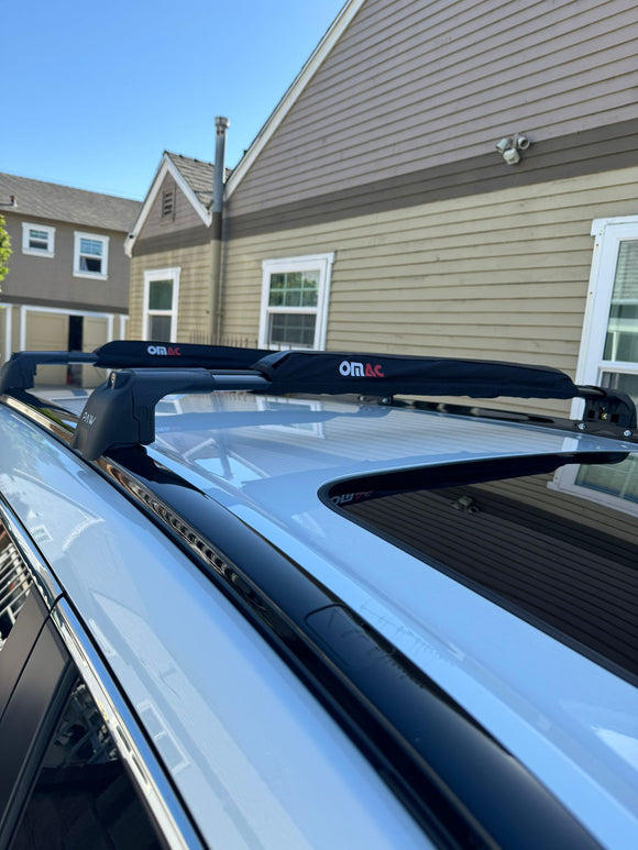 For Honda CR-V MK6 (2023-2025) Roof Rack Cross Bars Metal Bracket Flush Rail, Black