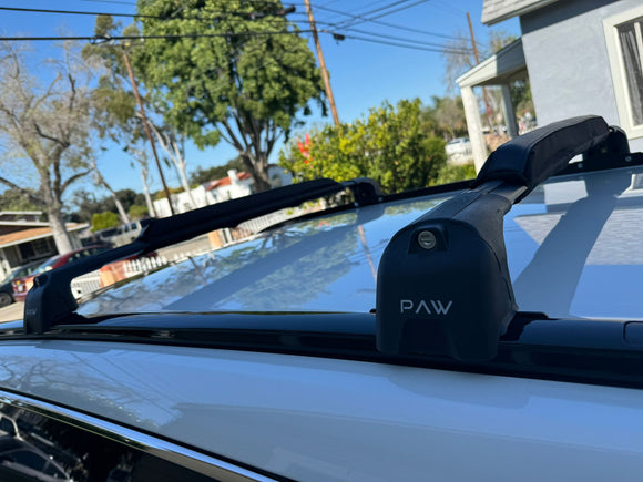 222. Kompatibel mit abschließbaren Aluminium-Dachträgern für Fahrzeuge mit Standarddach Toros Pro 2 Black