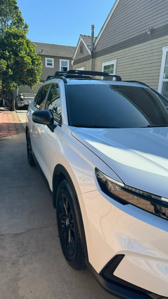 For Honda CR-V MK6 (2023-2025) Roof Rack Cross Bars Metal Bracket Flush Rail, Black