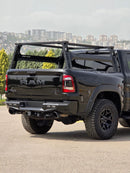 Truck Bed Rack Overland Rack Tent Rack Cargo Carrier Fit Ram 1500 6.4" 2019-2025 Black Steel-7