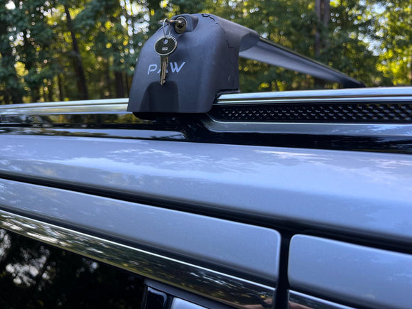 For Jeep Wagoneer (2021-2025) Roof Rack Cross Bars Flush Rail, 3Qty Black