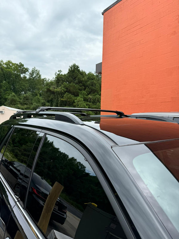 For Honda Pilot 2025-2026 Roof Rack Cross Bars Metal Bracket Raised Rail Black