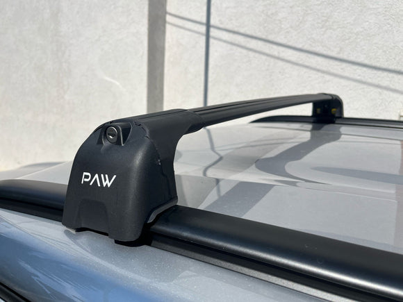 For Toyota Yaris Cross 2024- Up Roof Rack Cross Bars Flush Rail Alu Black