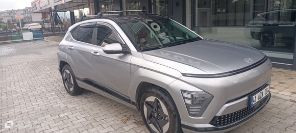 For Hyundai Bayon (2021-2025) Roof Rack Cross Bars Flush Rail, Silver