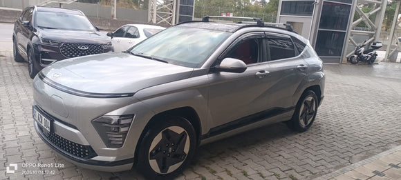 For Hyundai Bayon (2021-2025) Roof Rack Cross Bars Flush Rail, Silver