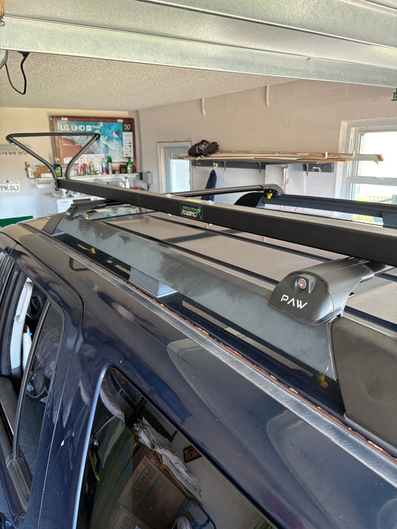 For Ford Explorer 4 U251 (2005-2010) Roof Rack Cross Bars Raised Rail, Black