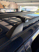 For Ford Explorer 4 U251 (2005-2010) Roof Rack Cross Bars Raised Rail, Black-5