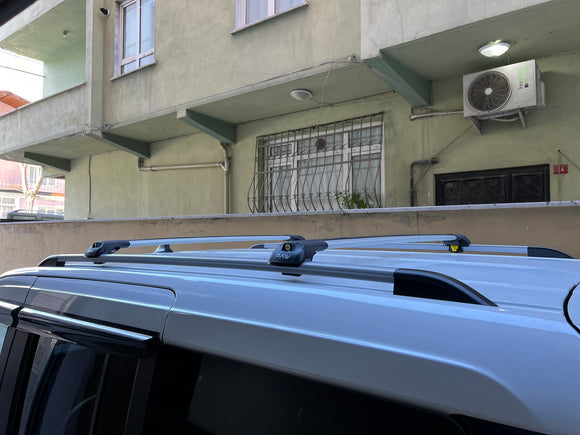 Ford Tourneo Courier (2023-2026) Roof Rack Cross Bars Raised Rail Silver