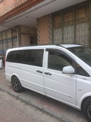 For Mercedes Vito W638 SWB 1996-2003 Roof Side Rails Alu Silver-4