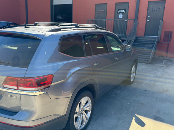 For Volkswagen Atlas (2017-2026) Roof Rack Cross Bar Raised Rail, Silver