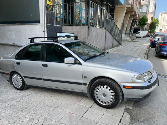 Für Volvo S40 2003–12 Dachträger Querträger Metallhalterung Normales Dach Alu Silber