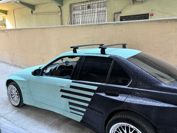 For Bmw 3 Sedan (E36) | 1991-1998 Roof Rack Cross Bars Fix Point, Black - 0