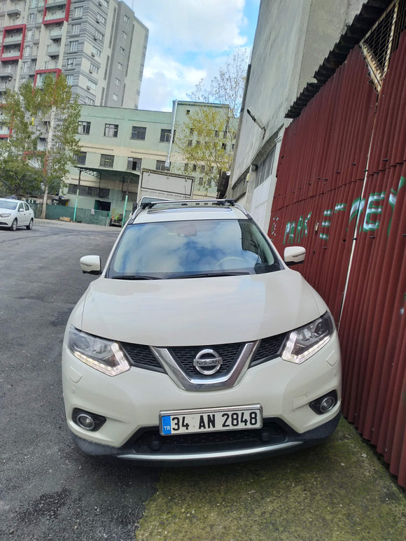 For Nissan Pathfinder 2013-2020 Roof Rack Cross Bars Metal Bracket Raised Rail Alu Silver