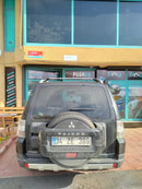 For Mitsubishi Pajero 2007-2019 Roof Rack Cross Bars Raised Rail Alu Silver-4