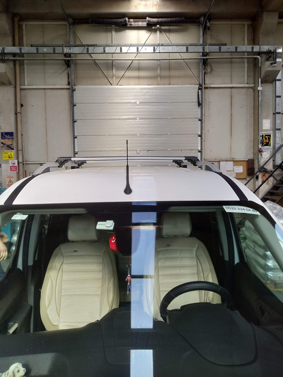 Für Ford Transit Connect 2013-Up Dachträgersystem, Aluminium-Querstange, Metallhalterung, abschließbar, Schwarz