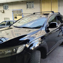 Für Audi Q7 2005–2015, Dachträger, Dachträgersystem, Aluminium-Querstange, Metallhalterung, bündige Schienen, schwarz-2