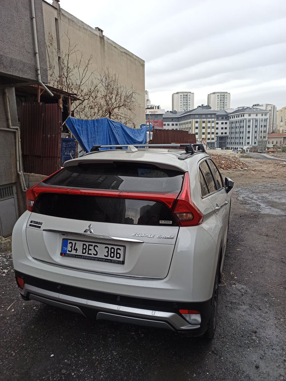 For Mitsubishi Eclipse Cross 2018-2025 Roof Rack Cross Bars Flush Rail Alu Silver