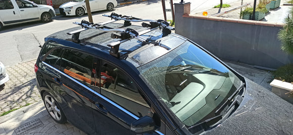 Paw Mercedes-Benz B-Class (W246) 2011-2018 Roof Rack Cross Bars - Pro 3 Silver