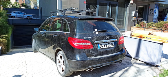 Paw Mercedes-Benz B-Class (W246) 2011-2018 Roof Rack Cross Bars - Pro 3 Silver