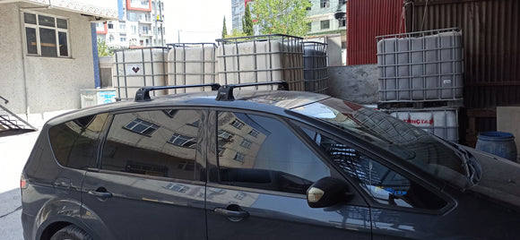 For Ford S-Max 2006-2015 Roof Rack Cross Bars Fix Point Black