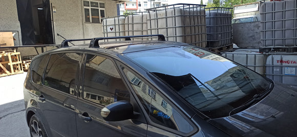 For Ford S-Max 2006-2015 Roof Rack Cross Bars Fix Point Silver