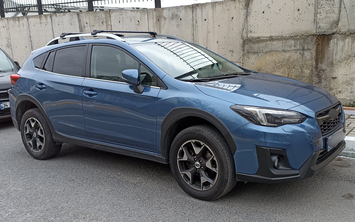 Side Rails Xv Roof Rack Subaru XV 2012-17 Raised Rail Black | Toros Trade LLC
