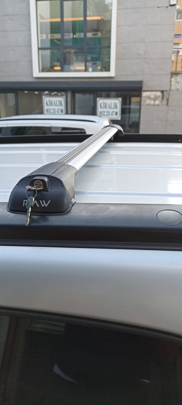 111. Kompatibel mit abschließbaren Aluminium-Dachträgern für Fahrzeuge mit Standarddach Toros Pro 1 Black