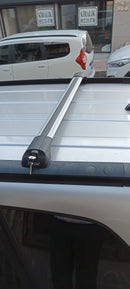 111. Kompatibel mit abschließbaren Aluminium-Dachträgern für Fahrzeuge mit Standarddach Toros Pro 1 Black-5