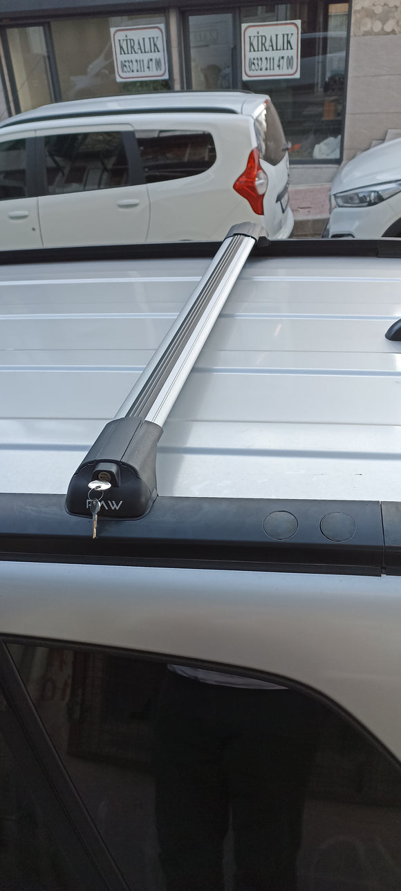 111. Kompatibel mit abschließbaren Aluminium-Dachträgern für Fahrzeuge mit Standarddach Toros Pro 1 Black